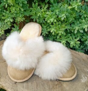pantuflas de alpaca